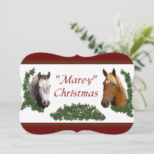 Mare-y Christmas Holiday Card