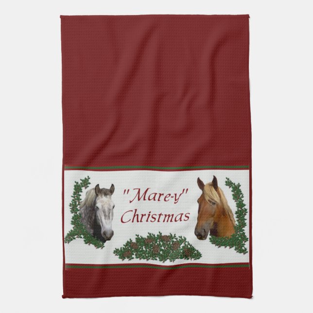 Mare-y Christmas Tea Towel (Vertical)