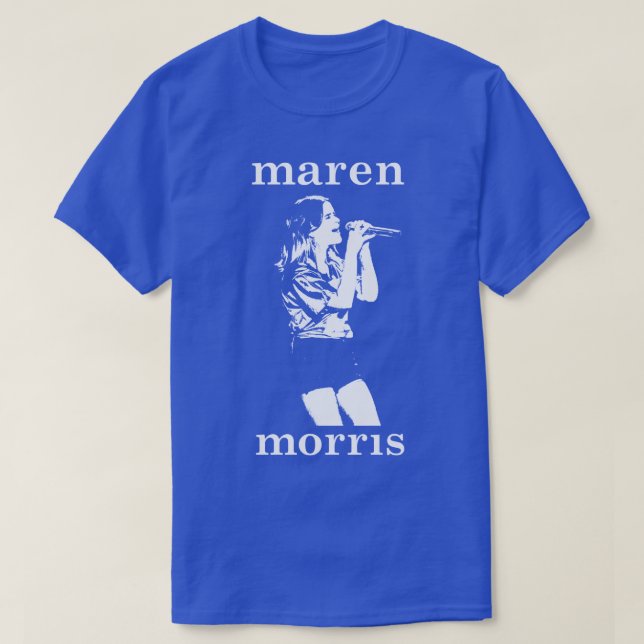 Maren White Stencil2 T-Shirt (Design Front)