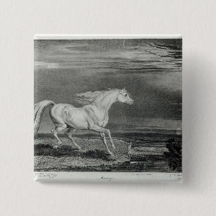 Marengo, engraved by the artist 15 cm square badge