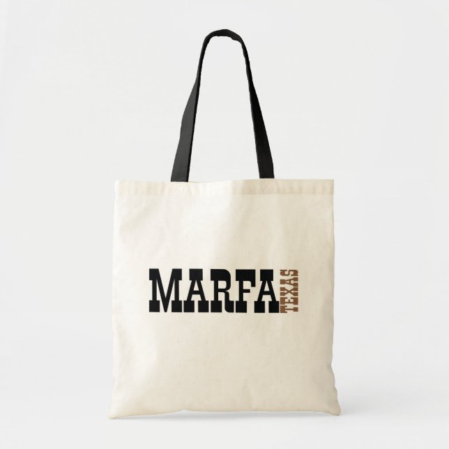 Marfa Texas Tote Bag (Front)