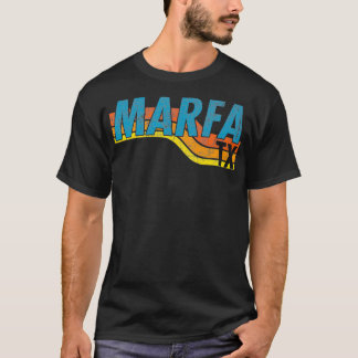 Marfa Texas Vintage 70s 80s Retro Style Men Women T-Shirt