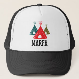 Marfa TX Ghost Lights Festival Texas Art Trucker Hat