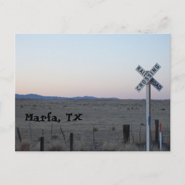 Marfa, TX Postcard (Front)