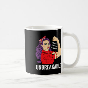 Marfan Syndrome Awareness Red Ribbon Warrior Gift Coffee Mug