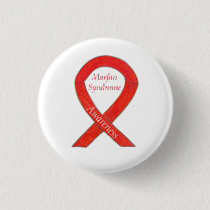 Marfan Syndrome Awareness Ribbon Custom Pins