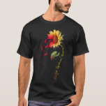 Marfan Syndrome Awareness Sunflower  T-Shirt<br><div class="desc">Marfan Syndrome Awareness Sunflower</div>