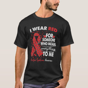 Marfan Syndrome Awareness Warrior Support I Wear  T-Shirt