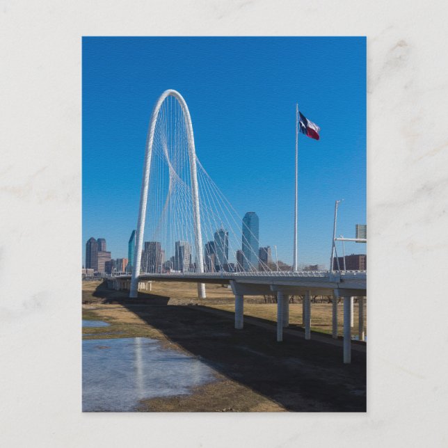 Margaret Hunt Hill Textured Postcard (Front)