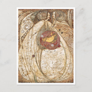 Margaret MacDonald Mackintosh  Heart of the Rose Postcard