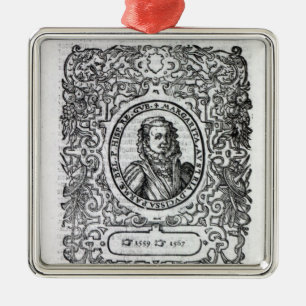 Margaret of Parma, Governor of the Netherlands Metal Tree Decoration