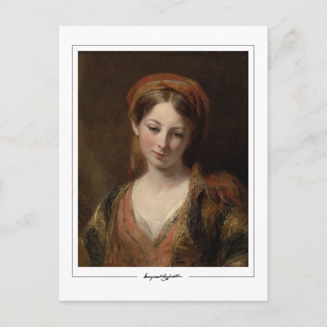 Margaret Sarah Carpenter #1 - Fine Art Postcard (Front)
