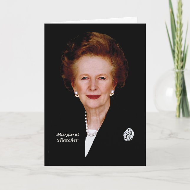 Margaret Thatcher Card (Front)