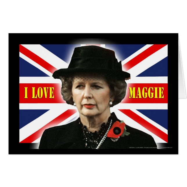 Margaret Thatcher I Love Maggie (Front Horizontal)