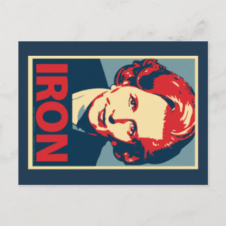 Margaret Thatcher "Iron" Postcard