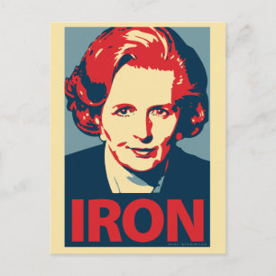 Margaret Thatcher Postcard