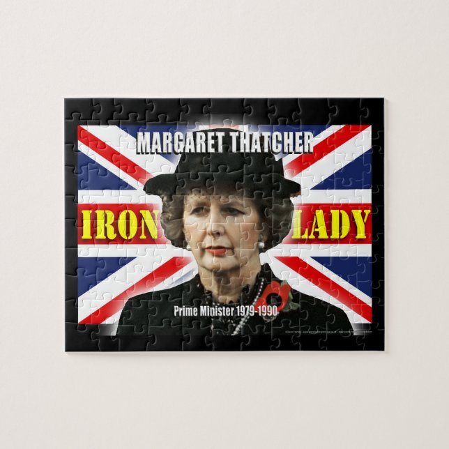 Margaret Thatcher Prime Minister Jigsaw Puzzle (Horizontal)
