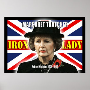 Margaret Thatcher Prime Minister Poster