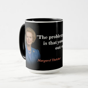 Margaret Thatcher Quote on Socialism Mug