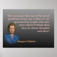 Margaret Thatcher Quote On Thoughts And Ideas