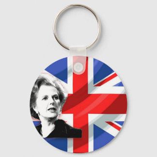 Margaret Thatcher Union Jack Key Ring
