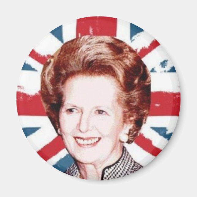 MARGARET THATCHER UNION JACK MAGNET (Front)