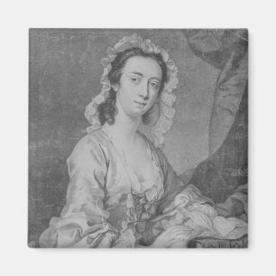 Margaret Woffington, engraved by John Faber Jr Magnet
