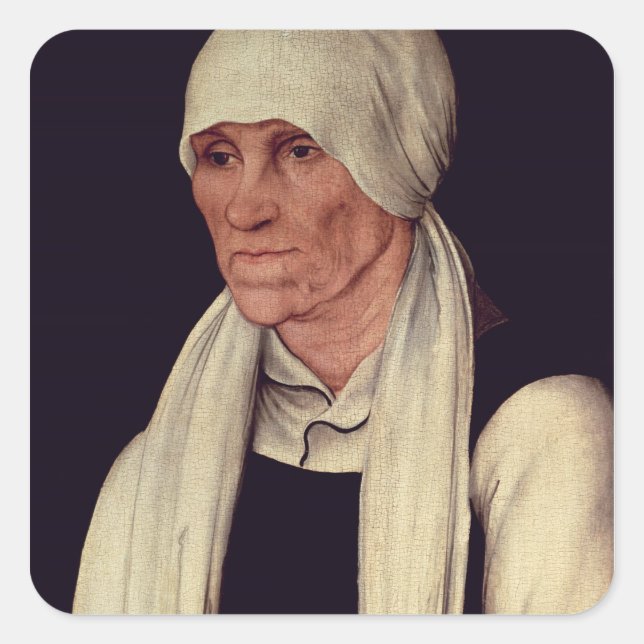 Margarethe Luther , mother of Martin Luther Square Sticker (Front)