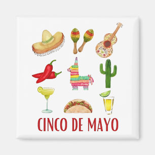Margarita And Bow Coquette Cinco De Mayo Magnet