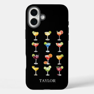 Margarita Anyone Monogrammed iPhone 16 Plus Case