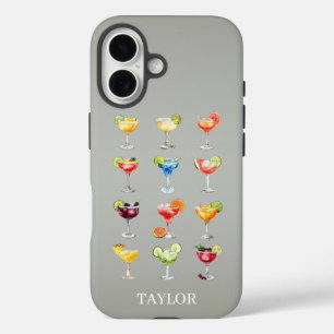 Margarita Anyone Monogrammed iPhone 16 Case