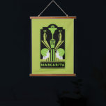 Margarita Art Deco Cocktail Hanging Tapestry<br><div class="desc">Sidecar Cocktail Art Deco. © Copyright HGIFY | HGI Stores Only. All Rights Reserved. Original Professional Art Work. Great as wall decor,  bar decor or as a gift. See Our Other Drink Art On This Store From Beer and many Cocktails.</div>
