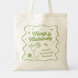 Margarita bachelorette party tote bag