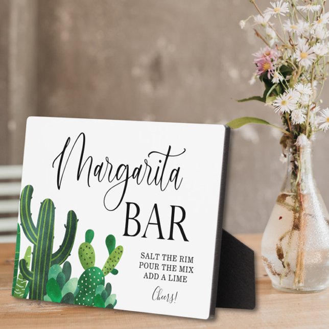 Margarita Bar wedding sign Tabletop Plaque  (Creator Uploaded)