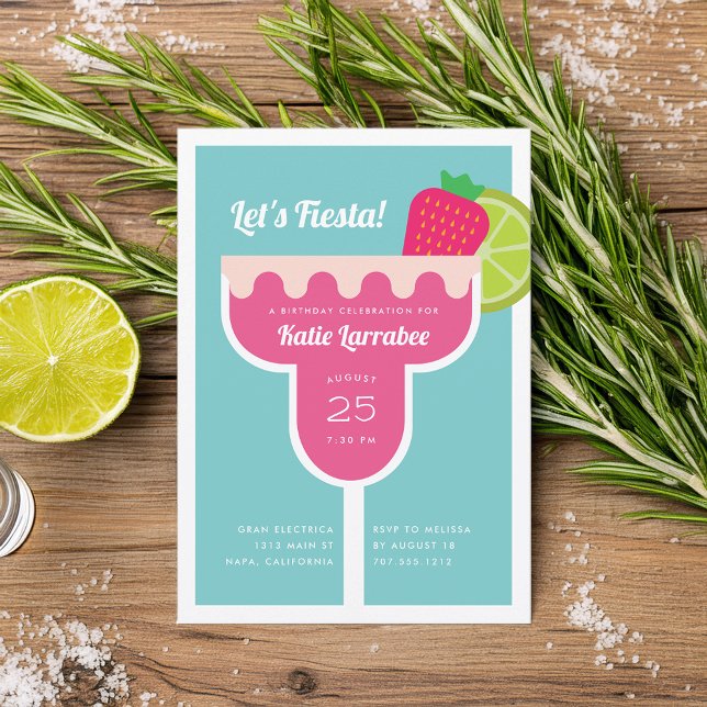 Margarita Birthday Party Invitation (Creator Uploaded)