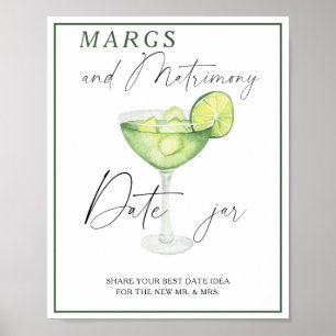 Margarita Bridal shower Date night ideas Poster
