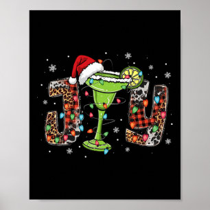 Margarita Christmas Pyjamas For Women Joy Xmas Dri Poster