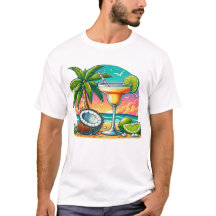 margarita cocktail illustration summer