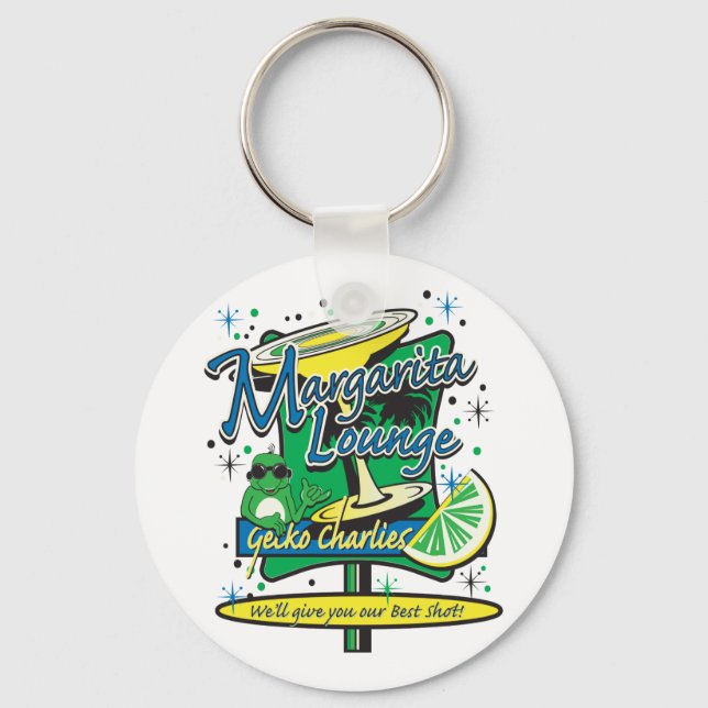 Margarita-Cocktail-Lounge Key Ring (Front)