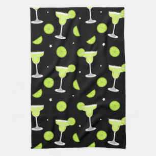 Margarita Cocktail Pattern Tea Towel