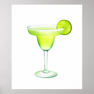 Margarita Cocktail Poster - SRF