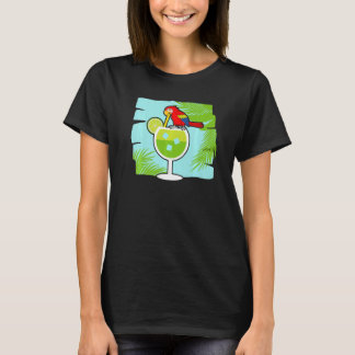 Margarita Drinker Parrot Alcoholic Cocktail T-Shirt