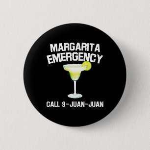 Margarita Emergency Mexican Fiesta Funny Cinco De 6 Cm Round Badge