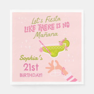 Margarita Fiesta Adult Birthday Party Napkins