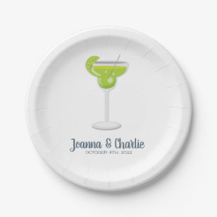 Margarita Fiesta Personalised Paper Plates