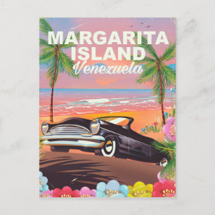 Margarita Island - Venezuela travel poster Postcard