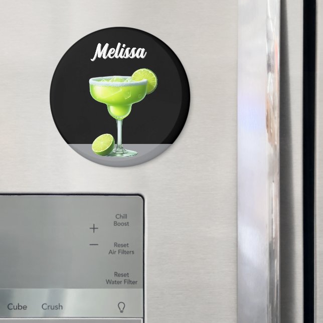 Margarita Mama Custom Round Magnet (In Situ (Fridge))