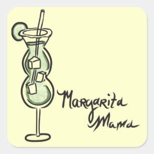 Margarita mama stationery sticker
