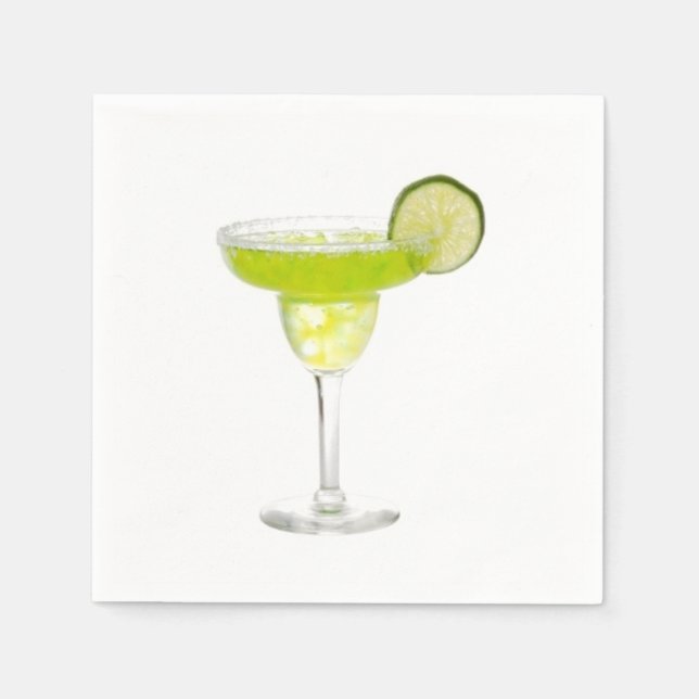 Margarita Paper Napkins. Napkin (Front)