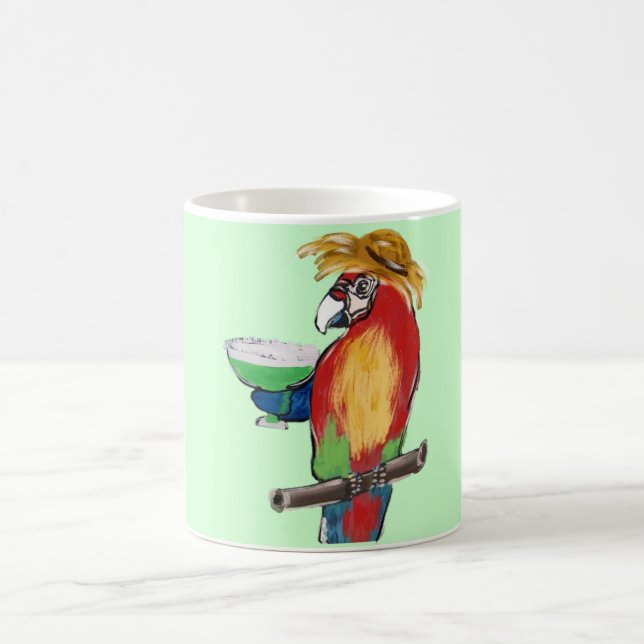 Margarita Parrots Coffee Mug (Center)